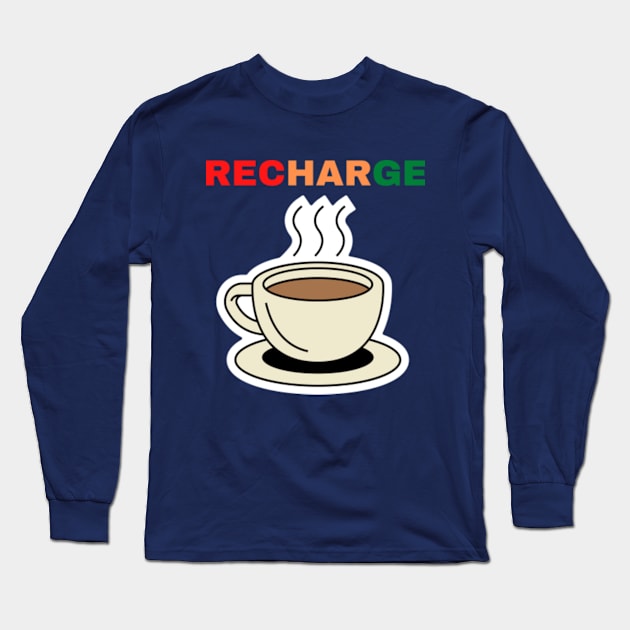 Recharge! Long Sleeve T-Shirt by KarmarieCrafts